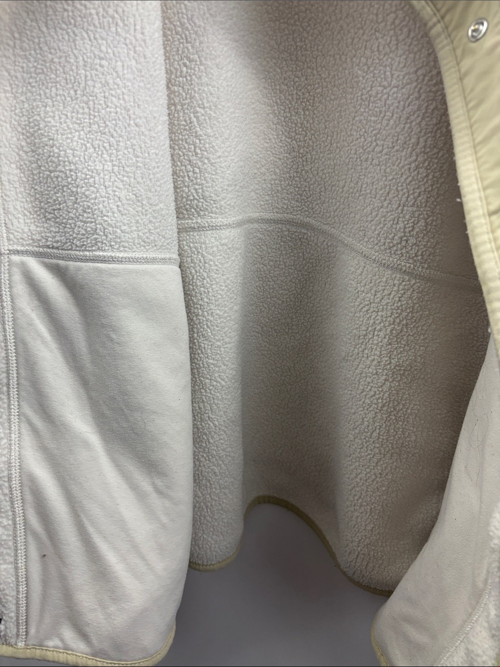 The North Face Cragmont Fleece Jacket Sherpa Jacket in Cream/Tan Size Large - Picture 11 of 11